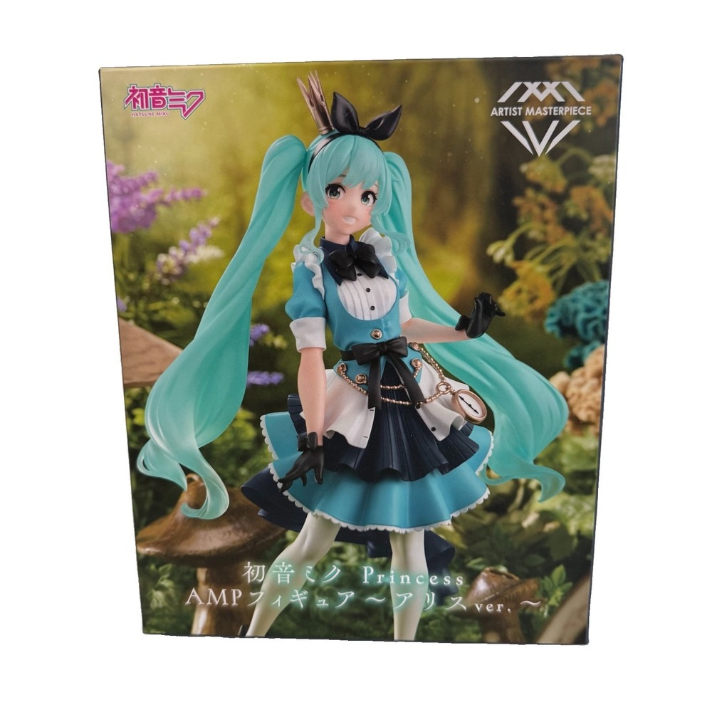 Taito Artist Masterpiece Figure Hatsune Miku Princess Alice Ver Figurine w/ Box